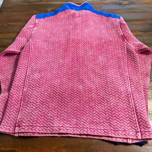 Chubbies “The Let Me Pink” Quilted Quarter-Zip Pullover NWT - Picture 5 of 6